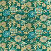 Sanderson Indra Flower Emerald Fabric