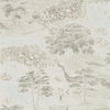 Sanderson Sea Houses Charcoal/Linen Wallpaper