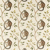 Sanderson Ringtailed Lemur Olive Fabric