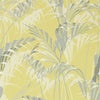 Sanderson Palm House Chartreuse/Grey Wallpaper