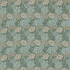 Morris & Co Bird & Anemone Green/Aqua Fabric