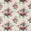 Sanderson Rose & Peony Ruby/Pink/Blue/Yellow/Ivory Fabric