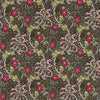 Morris & Co Morris Seaweed Ebony/Poppy Fabric