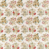 Morris & Co Newill Embroidery Antique/Carmine Fabric