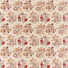 Morris & Co Newill Embroidery Wine/Saffron Fabric
