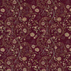 Morris & Co Mary Isobel Wine/Rose Fabric