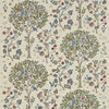 Morris & Co Kelmscott Tree Woad/Rose Fabric