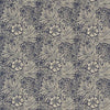 Morris & Co Marigold Indigo/Linen Fabric