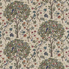 Morris & Co Kelmscott Tree Woad/Wine Fabric