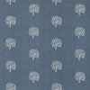 Morris & Co Woodland Tree Grey Blue/Ivory Fabric