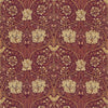 Morris & Co Honeysuckle & Tulip Brick/Russet Fabric