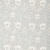 Morris & Co Pure Honeysuckle & Tulip Print Light Grey Blue Fabric