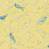 Sanderson Finches Yellow Wallpaper
