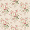 Sanderson Tournier Strawberry/Cream Fabric