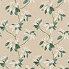 Sanderson Oleander Coral/ Cream Fabric