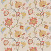 Sanderson Hadham Embridery Pomegranate/Linen Fabric