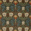 Morris & Co Honeysuckle And Tulip Velvet Forest/Chestnut Fabric