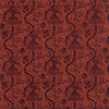 Morris & Co Indian Flock Velvet Russet/Mulberry Fabric