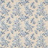 Sanderson Sorilla Damask Indigo/Linen Fabric