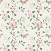 Sanderson Christabel Coral/Ivory Fabric