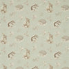Sanderson Squirrel & Hedgehog Seaspray/Charcoal Fabric