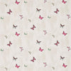 Sanderson Wisteria & Butterfly Fuchsia/Parchment Fabric