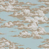 Sanderson Silvi Clouds English Blue Wallpaper
