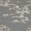 Sanderson Silvi Clouds Taupe Grey Wallpaper