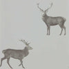Sanderson Evesham Deer Silver Grey Wallpaper