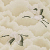 Harlequin Cranes In Flight Pebble Wallpaper