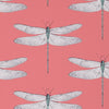 Harlequin Demoiselle Coral/Mint Wallpaper