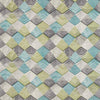 Harlequin Rhythm Teal/Linden/Charcoal Fabric
