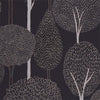 Harlequin Silhouette Silver Charcoal And Slate Wallpaper