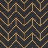 Harlequin Tessellation Graphite/Gold Wallpaper