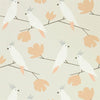 Scion Love Birds Blush Wallpaper