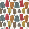 Scion Cedar Tangerine/Sulphur/Chilli Fabric