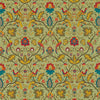 Zoffany Oiseaux De Paradis Embroidery Olivine Fabric