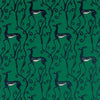 Zoffany Deco Deer Velvet Malachite Fabric