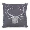 Kravet Decor Antlers Pillow Gray Decorative Pillow