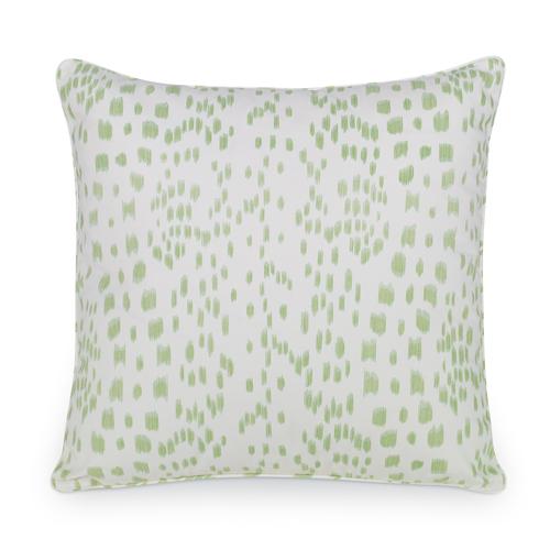Kravet Les Touches Green Pillow