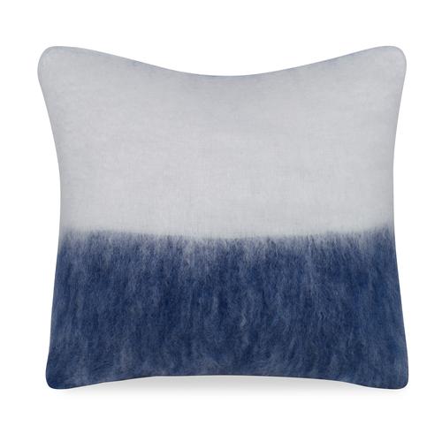 Kravet Melanie Mohair Blue/White Pillow