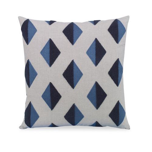 Kravet Barroco Boucle Blue Pillow