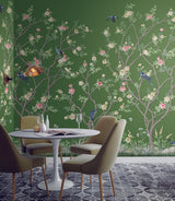 Ronald Redding Designs Lingering Garden Green Wallpaper