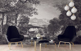 York Wallcoverings Provincial Scenic Black Wallpaper