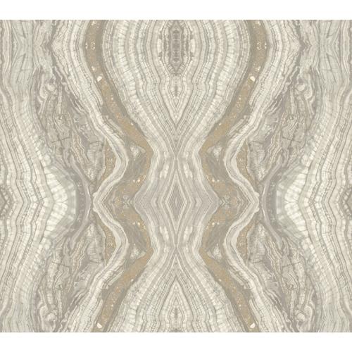 York Kaleidoscope Peel and Stick Light Gray Wallpaper