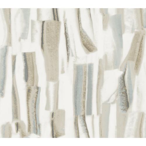 York Taj Marble Peel and Stick Cream/Jade Wallpaper