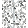 York Forest Leaves Peel And Stick Neutral Wallpaper