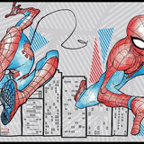 York Wallcoverings Spider-Man Fracture Red & Blue Wallpaper