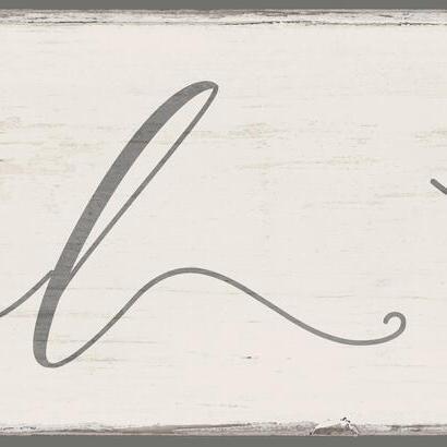 York Wallcoverings Let'S Stay Home Cream & Grey Wallpaper