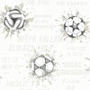 York Soccer Ball Blast Neutral Wallpaper